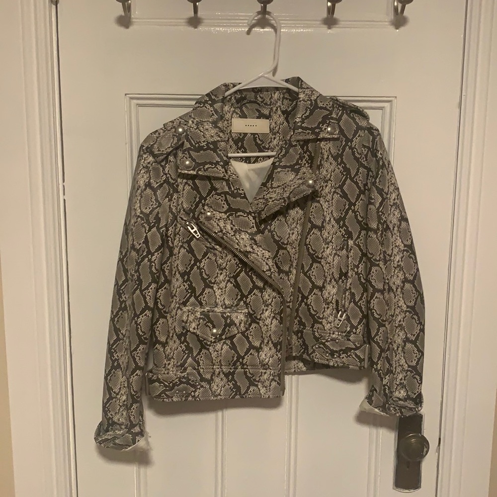 Snake skin jacket